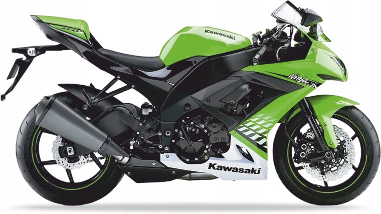 NAKLEJKI JUULA NA MOTOCYKL DO KAWASAKI ZX 10R 2010 ZIELONY 777