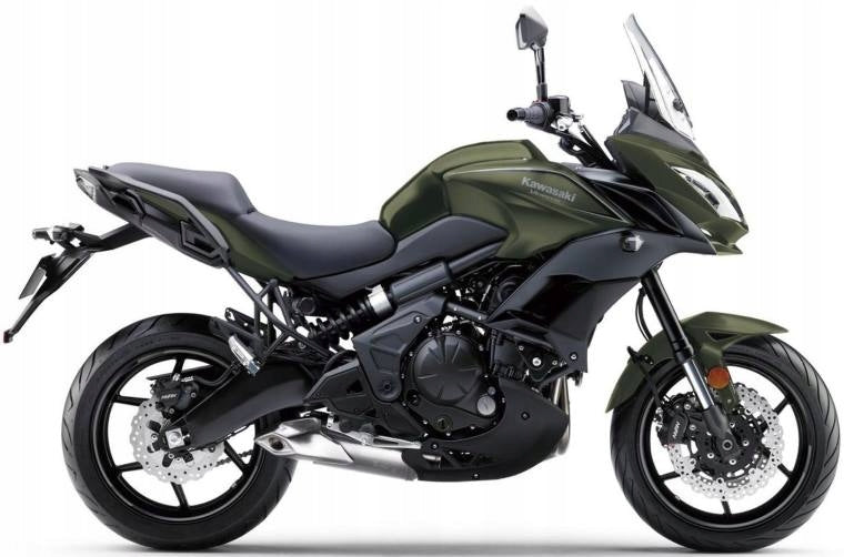 NAKLEJKI NA MOTOCYKL JUULA DO KAWASAKI VERSYS 650 2017-2018 ZIELONY 36T