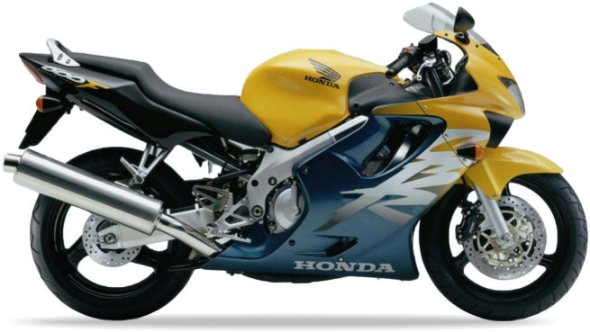 JUUL MOTORCYCLE STICKERS FOR HONDA CBR 600 F 1999 YELLOW Y124 