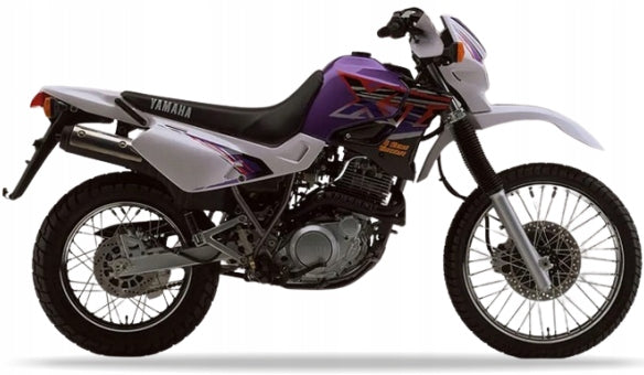 NAKLEJKI NA MOTOCYKL JUULA DO YAMAHA XT 600 E 1995-1995 PURPUROWO-BIAŁY