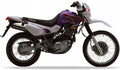 NAKLEJKI NA MOTOCYKL JUULA DO YAMAHA XT 600 E 1995-1995 PURPUROWO-BIAŁY