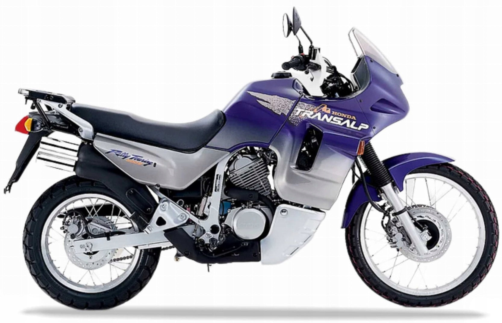 Naklejki na motocykl Honda Xl 600 V Transalp 1998 Niebiesko-Purpurowy Rp159D - Juula