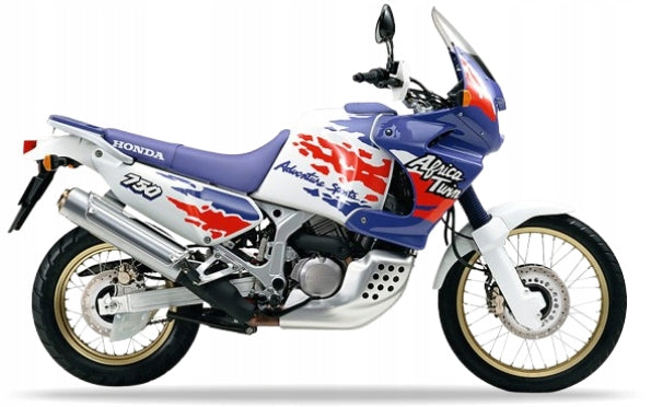 NAKLEJKI JUULA HONDA XRV 750 AFRICA TWIN 1993-1995 BIAŁY NH138H NIEBIESKI