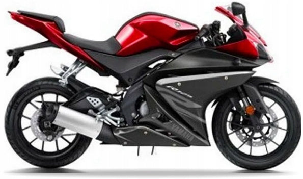 NAKLEJKI JUULA NA MOTOCYKL DO YAMAHA YZF 125 R 2017-2018 CZERWONY B RMB