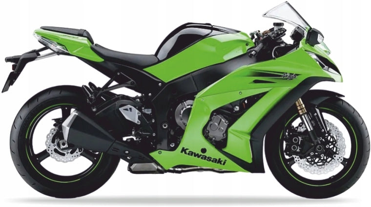 NAKLEJKI JUULA NA MOTOCYKL DO KAWASAKI ZX 10R 2011 ZIELONY 777