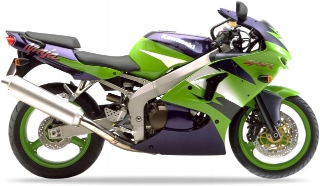 NAKLEJKI NA MOTOCYKL JUULA DO KAWASAKI ZX 6R 1998 ZIELONY 7F