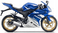 NAKLEJKI JUULA NA MOTOCYKL DO YAMAHA YZF 125 R 2010 NIEBIESKI METALLIC 13