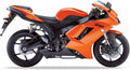 NAKLEJKI NA MOTOCYKL JUULA DO KAWASAKI ZX 6R 2007-2008 POMARAŃCZOWY 17H
