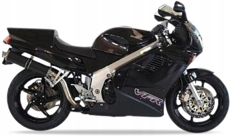 Naklejki na motocykl Honda Vfr 750 F 1994-1997 Czarno-Fioletowy Rp147 - Juula