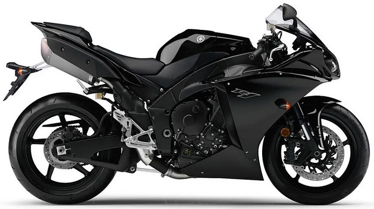 NAKLEJKI NA MOTOCYKL JUULA DO YAMAHA YZF R1 2011 CZARNY METALIK X RN22