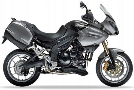 NAKLEJKI NA MOTOCYKL JUULA DO TRIUMPH TIGER 1050 SE 2011 MAT CZARNY MAT GRAFIT