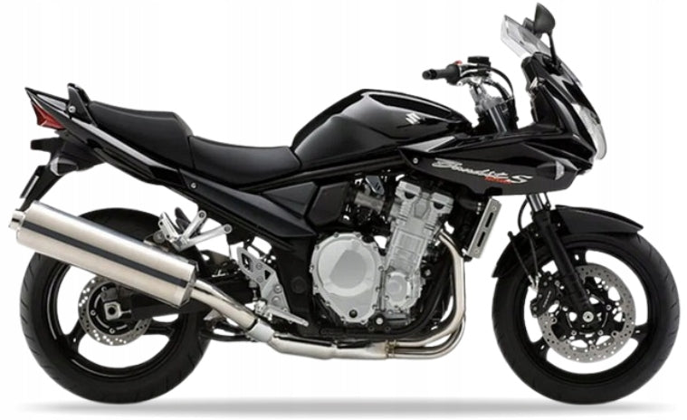 NAKLEJKI JUULA NA MOTOCYKL DO SUZUKI GSF 1250 S BANDIT 2008 CZARNY YAY 4EX