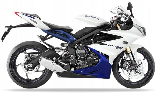 NAKLEJKI NA MOTOCYKL JUULA DO TRIUMPH DAYTONA 675 2013-2014 CRYSTAL BIAŁA PERŁA