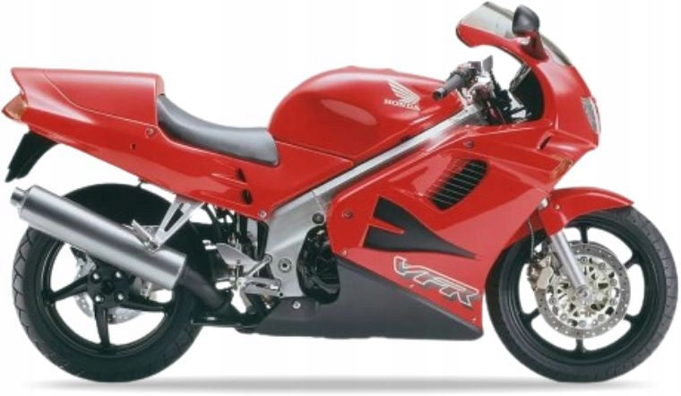 NAKLEJKI JUULA NA MOTOCYKL DO HONDA VFR 750 F 1994-1997 CZERWONY R158D