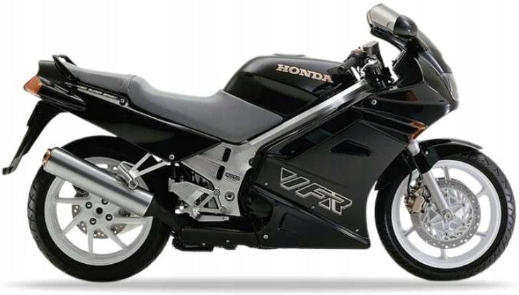 Naklejki na motocykl Honda Vfr 750 F 1990 Granit Niebieski Metallic Pb184 - Juula