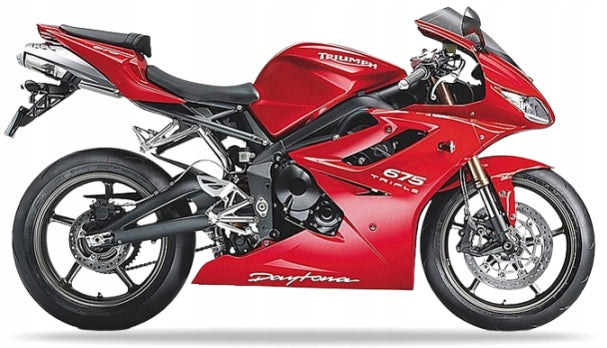 NAKLEJKI NA MOTOCYKL JUULA DO TRIUMPH DAYTONA 675 2010-2011 DIABLO CZERWONY