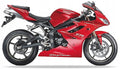 NAKLEJKI NA MOTOCYKL JUULA DO TRIUMPH DAYTONA 675 2010-2011 DIABLO CZERWONY
