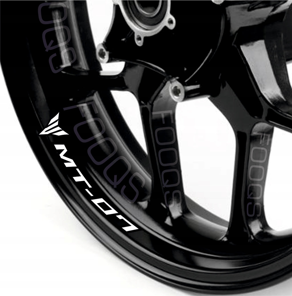 AUTOCOLLANTS DE JANTE JUULA POUR YAMAHA MT-07 MT07 