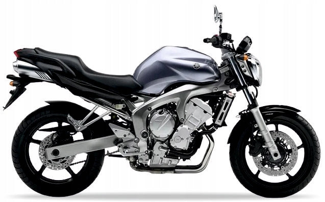 NAKLEJKI NA MOTOCYKL JUULA DO YAMAHA FZ6 N 2004-2005 NIEBIESKI SREBRNY 4 BS4