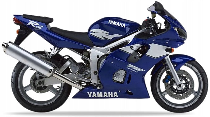 NAKLEJKI NA MOTOCYKL JUULA DO YAMAHA YZF R6 1999 NIEBIESKI C RJ03