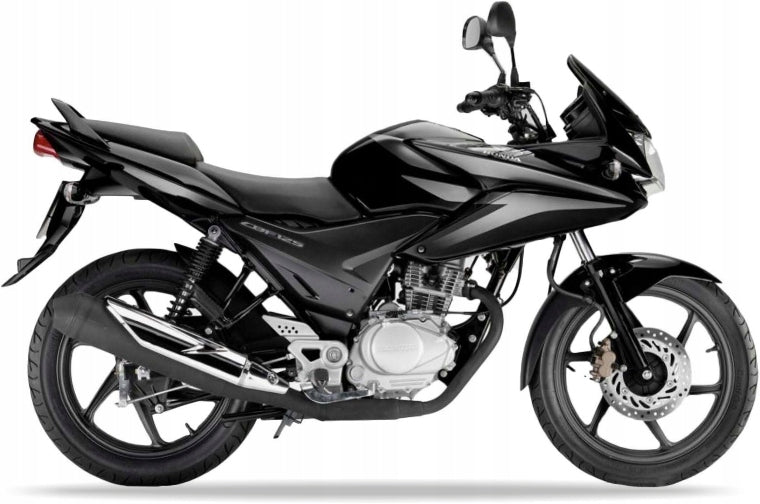 NAKLEJKI NA MOTOCYKL JUULA DO HONDA CBF 125 2009-2012 CZARNY NH1