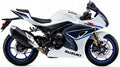NAKLEJKI NA MOTOCYKL JUULA DO SUZUKI GSX-R 1000 R 2023 B5N BIAŁY YUH NIEBIESKI YUA