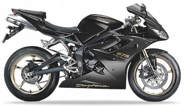NAKLEJKI NA MOTOCYKL JUULA DO TRIUMPH DAYTONA 675 2011 PHANTOM CZARNA PERŁA