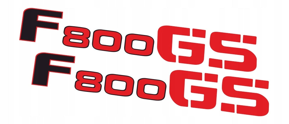 NAKLEJKI NA MOTOCYKL JUULA DO BMW F 800 GS 2009-2010 BIAŁY 3 U751