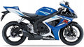 NAKLEJKI NA MOTOCYKL JUULA DO SUZUKI GSXR 750 2006 NIEBIESKI YKY BIAŁY YBD