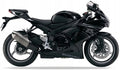 NAKLEJKI NA MOTOCYKL JUULA DO SUZUKI GSXR 600 2011-2012 CZARNY YVB