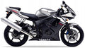 NAKLEJKI NA MOTOCYKL JUULA DO YAMAHA YZF R6 2003 SREBRNY 3 RJ05