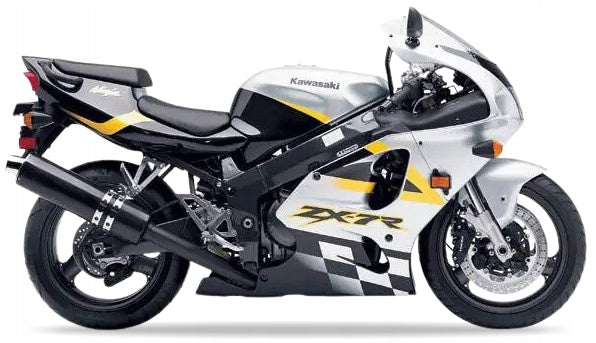 NAKLEJKI JUULA DO KAWASAKI ZX 7R 2002 SREBRNY F2