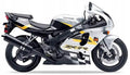 NAKLEJKI NA MOTOCYKL JUULA DO KAWASAKI ZX 7R 2002 SREBRNY F2