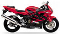 Naklejki na motocykl Honda Cbr 600 F4 2001-2006 Czerwony R258 Czarny - Juula