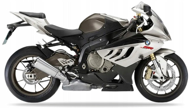 Autocollants JUUL pour moto BMW S 1000 RR 2010 argent métallisé WN47 