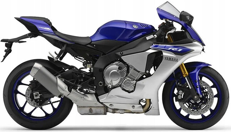 NAKLEJKI NA MOTOCYKL JUULA DO YAMAHA YZF R1 2015 NIEBIESKI C RN32