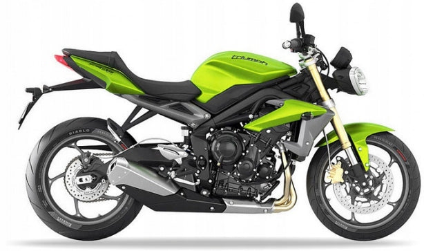 NAKLEJKI NA MOTOCYKL JUULA DO TRIUMPH STREET TRIPLE 675 2014-2015 COSMIC ZIELONY
