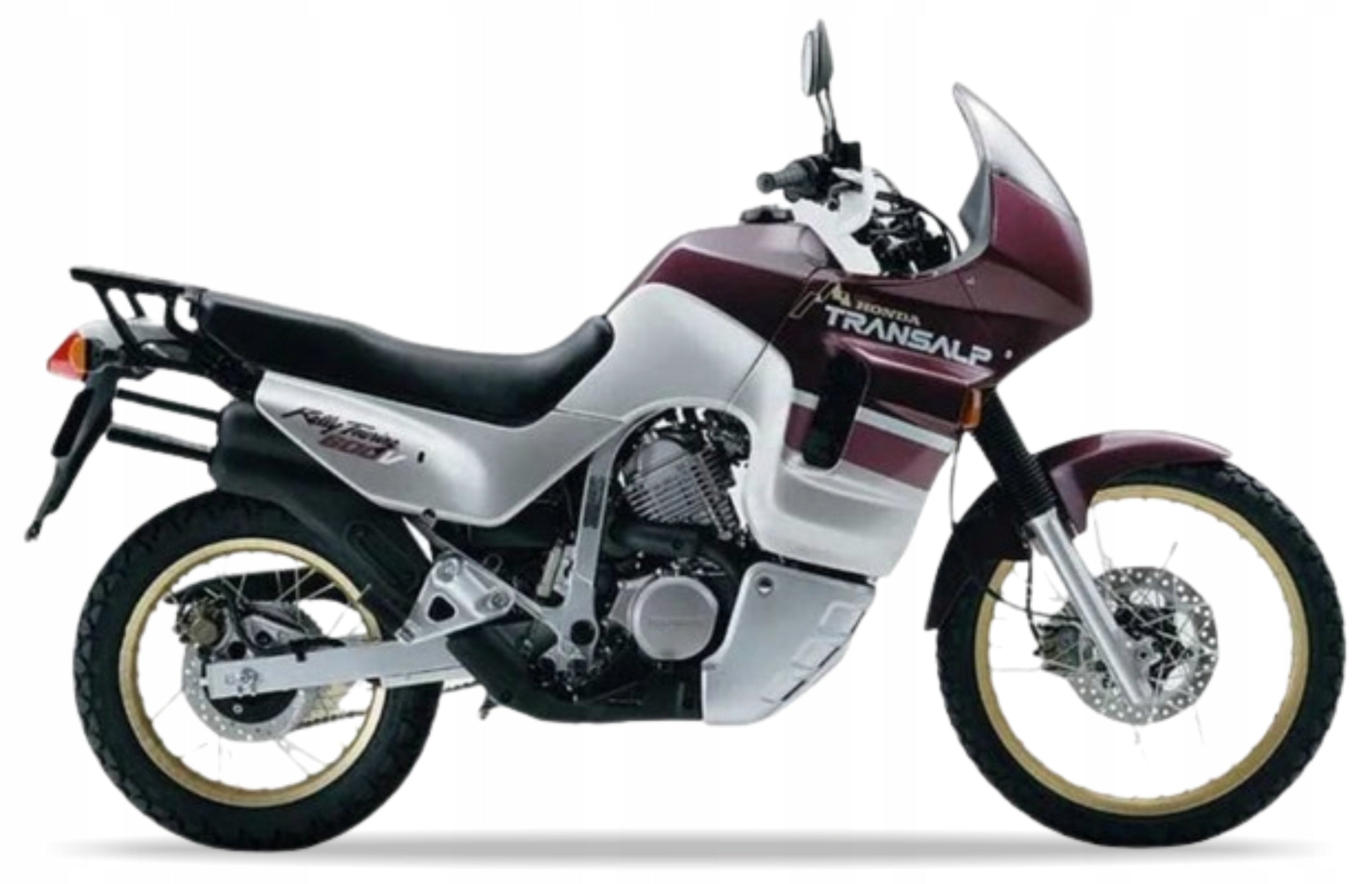 Naklejki na motocykl Honda Xl 600 V Transalp 1993 Bordowy Rp131E - Juula
