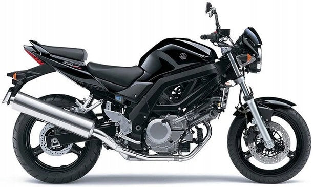 NAKLEJKI NA MOTOCYKL JUULA DO SUZUKI SV 650 2005-2009 CZARNY 4CX