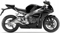 Naklejki na motocykl Honda Cbr 1000 Rr 2011 Fireblade Czarny Nhb01 - Juula