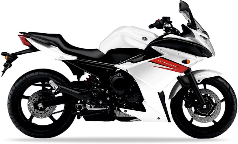 NAKLEJKI NA MOTOCYKL JUULA DO YAMAHA XJ-6 DIVERSION F 2011-2012 BIAŁY BWC1