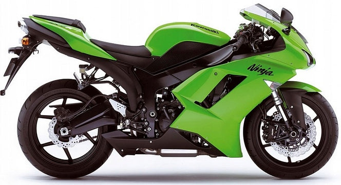 NAKLEJKI NA MOTOCYKL JUULA DO KAWASAKI ZX 6R 2007 ZIELONY 777