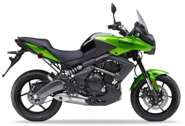 NAKLEJKI NA MOTOCYKL JUULA DO KAWASAKI VERSYS 650 2014 ZIELONY 17P