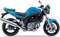 NAKLEJKI NA MOTOCYKL JUULA DO SUZUKI SV 650 2005-2009 NIEBIESKI YHJ