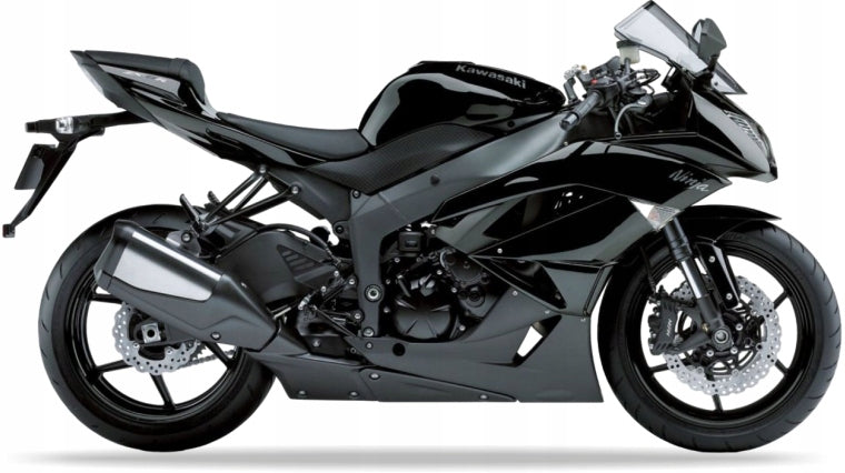 NAKLEJKI NA MOTOCYKL JUULA DO KAWASAKI ZX 6R 2009-2010 CZARNY 17K