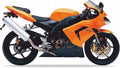 NAKLEJKI JUULA NA MOTOCYKL DO KAWASAKI ZX 10R 2004 POMARAŃCZOWY 470