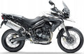 NAKLEJKI NA MOTOCYKL JUULA DO TRIUMPH TIGER 800 XC 2011-2012 BIAŁY