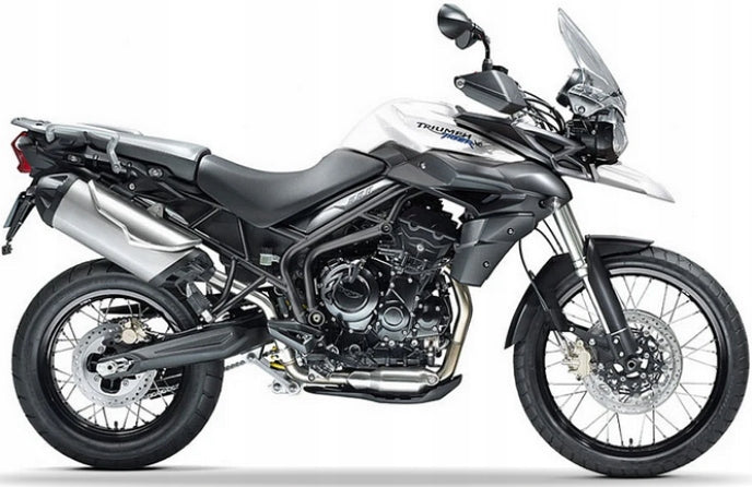 NAKLEJKI NA MOTOCYKL JUULA DO TRIUMPH TIGER 800 XC 2011-2012 BIAŁY