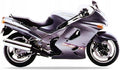 NAKLEJKI NA MOTOCYKL JUULA DO KAWASAKI ZZR 1100 1997 SZARY