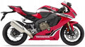 Naklejki na motocykl Honda Cbr 1000 Rr Fireblade 2019 Czerwony R380 - Juula
